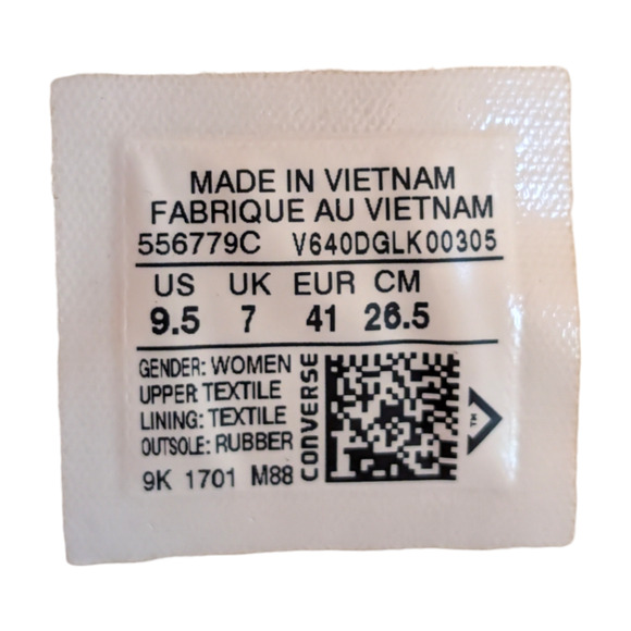 Converse 2017 CTAS Lux Mid Hidden Wedge Metallic Fuschia Pink Sneaker Womens 9.5 - Picture 6 of 11